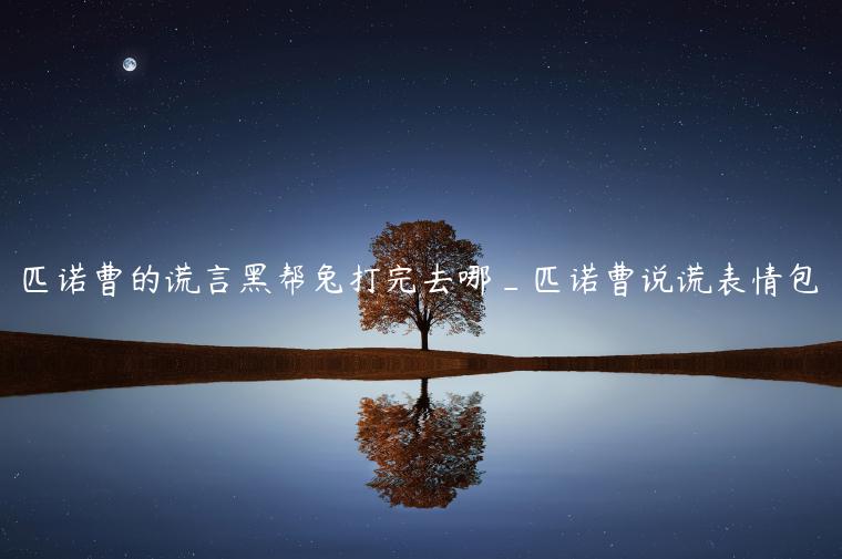 匹诺曹的谎言黑帮兔打完去哪_匹诺曹说谎表情包
