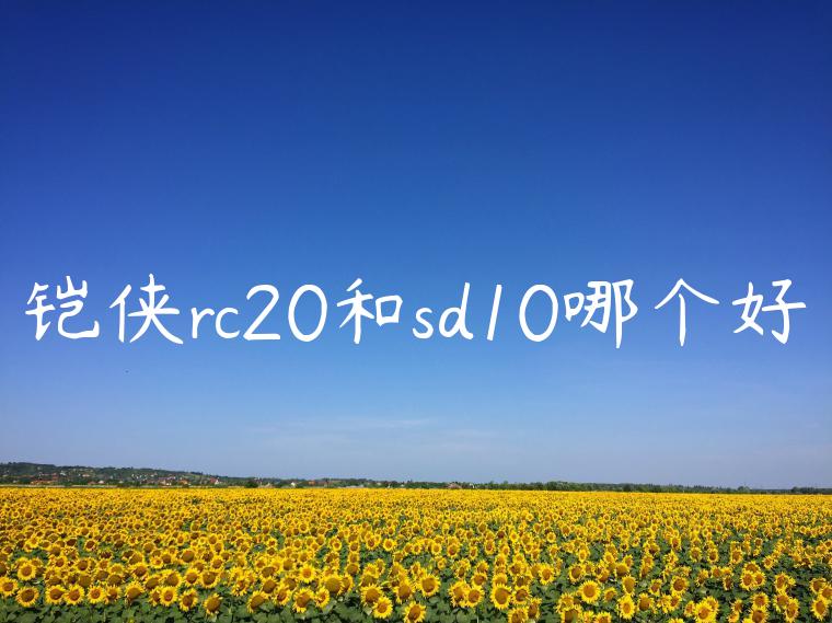 铠侠rc20和sd10哪个好