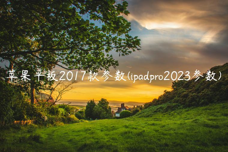 苹果平板2017款参数(ipadpro2023参数)